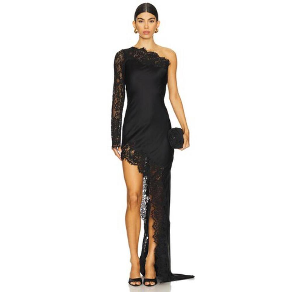 MAJORELLE Saskia Gown in Black